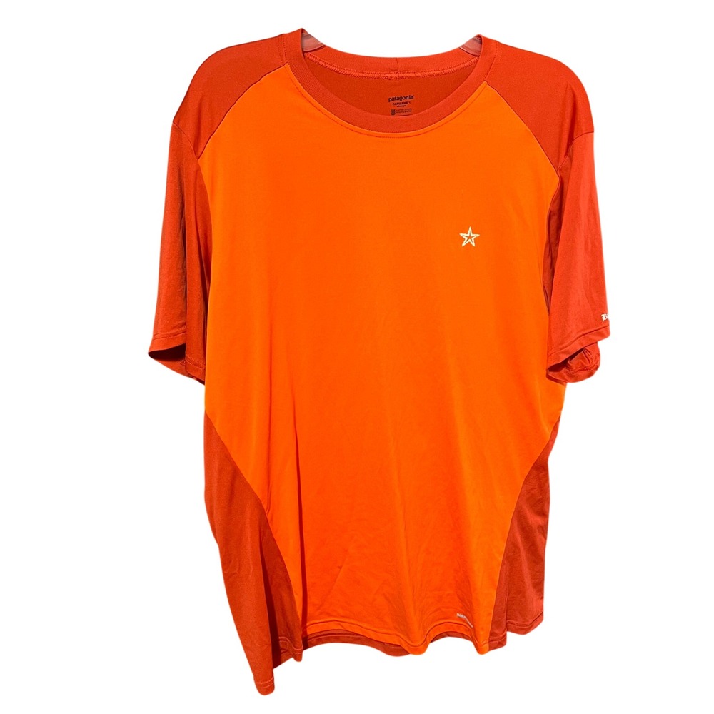 Patagonia Capilene 1 Silkweight Shirt Mens XL Orange Baker's Bay 45381SP11 - Picture 2 of 6